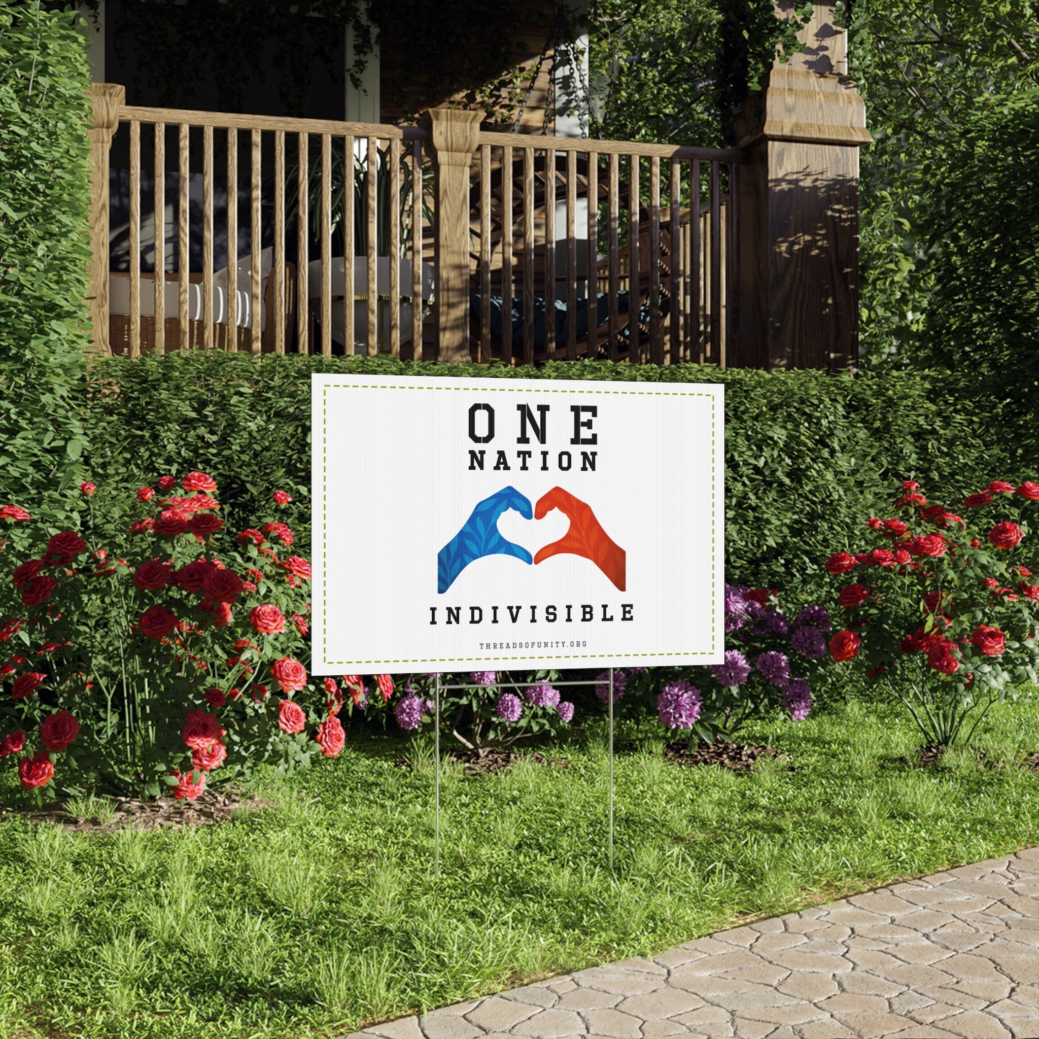 Threads of Unity™ Lawn Signs