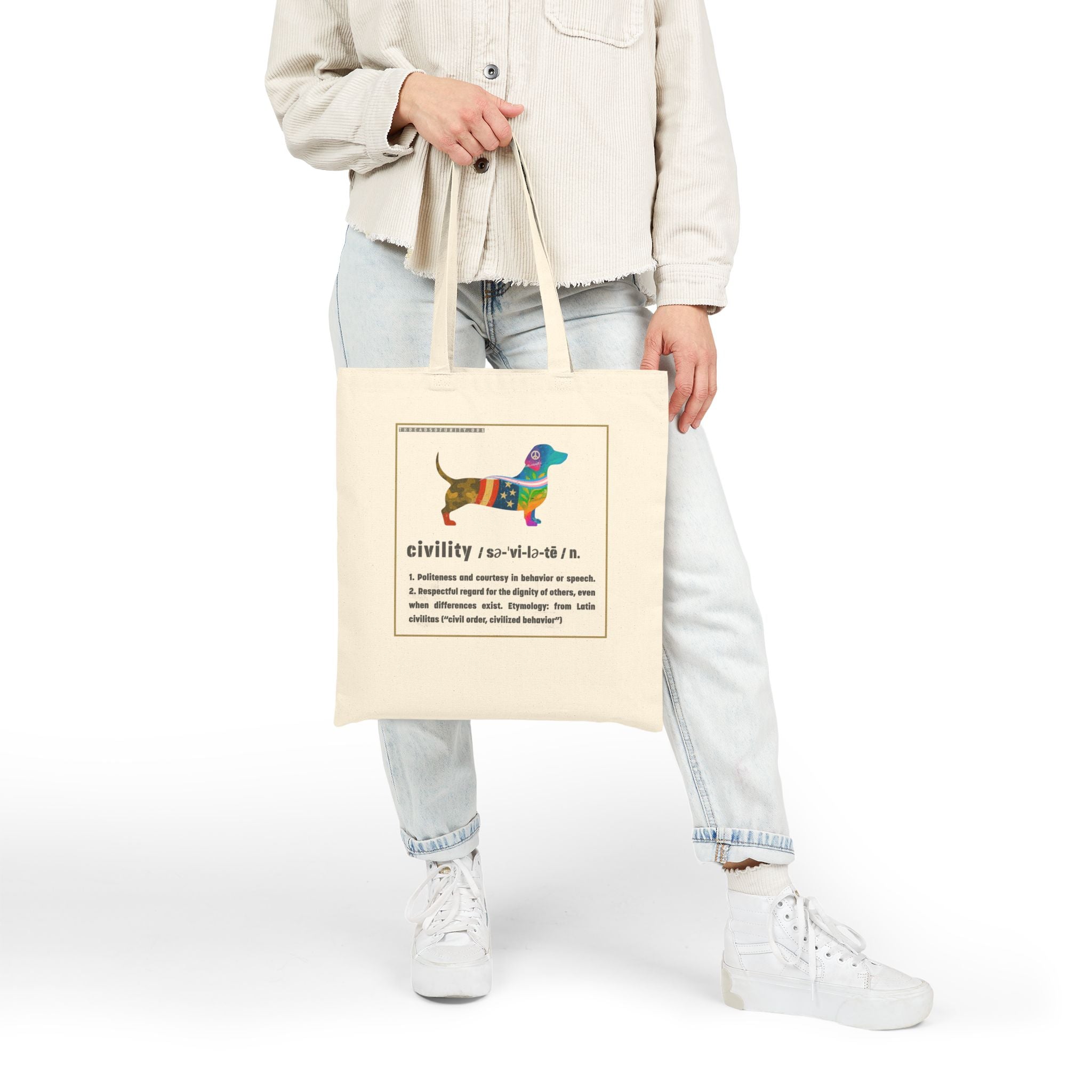 "Civility" Threads of Unity™ Tote Bag