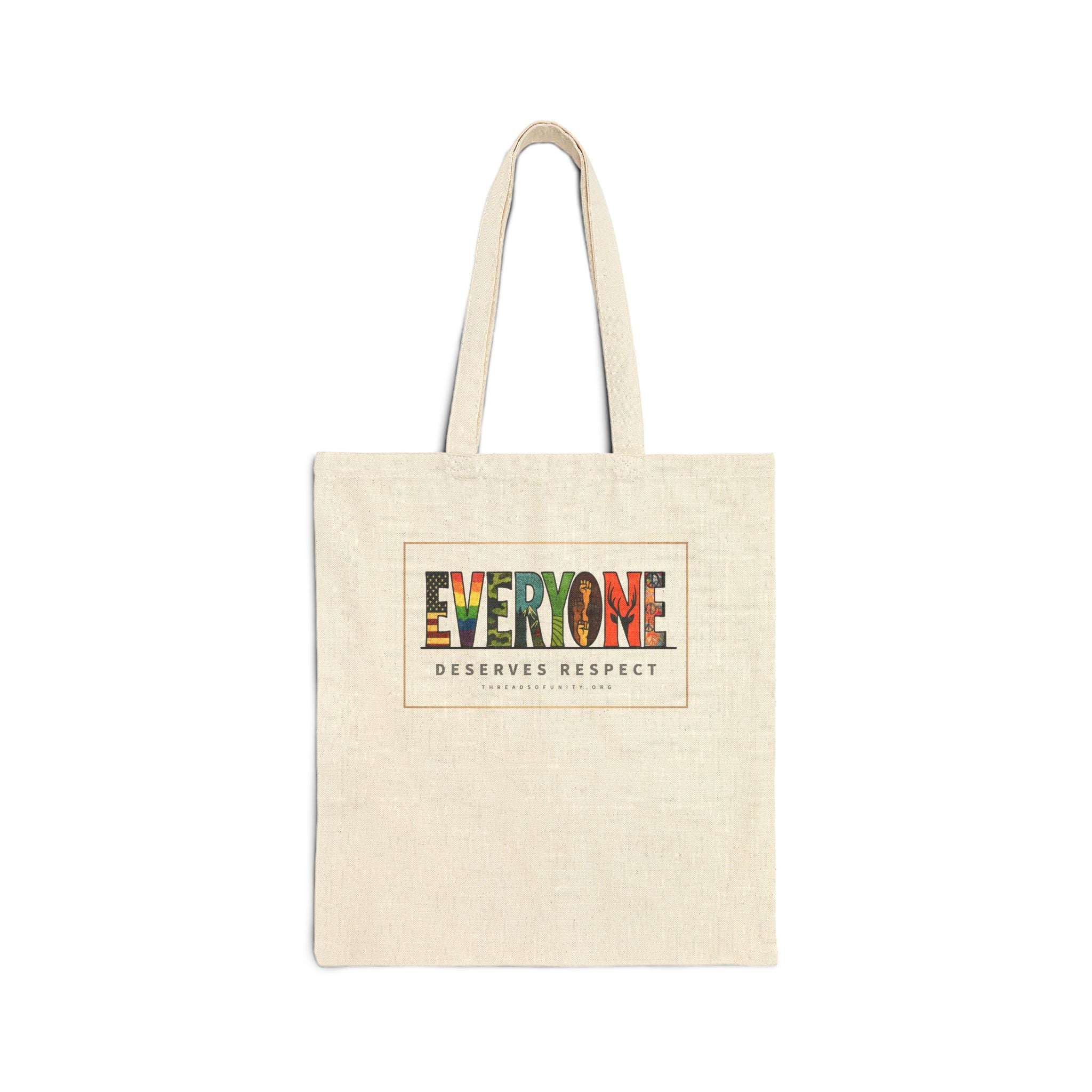 "Everyone Deserves Respect" Threads of Unity™ Tote Bag