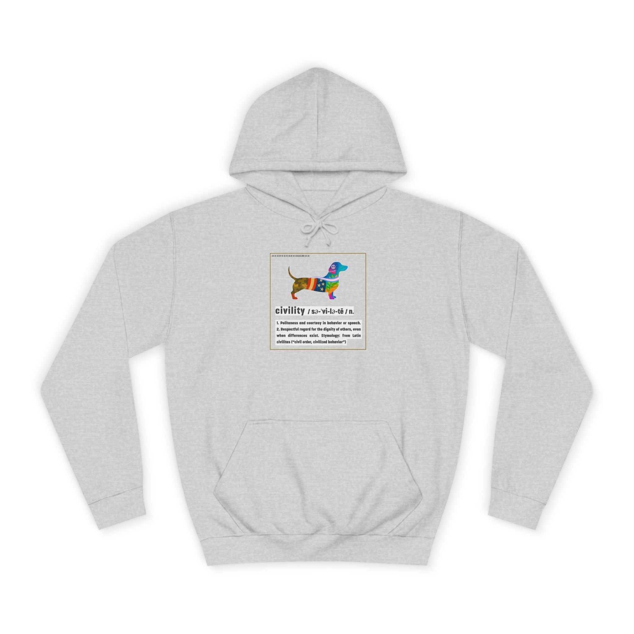"Civility" Threads of Unity™ Unisex College Hoodie