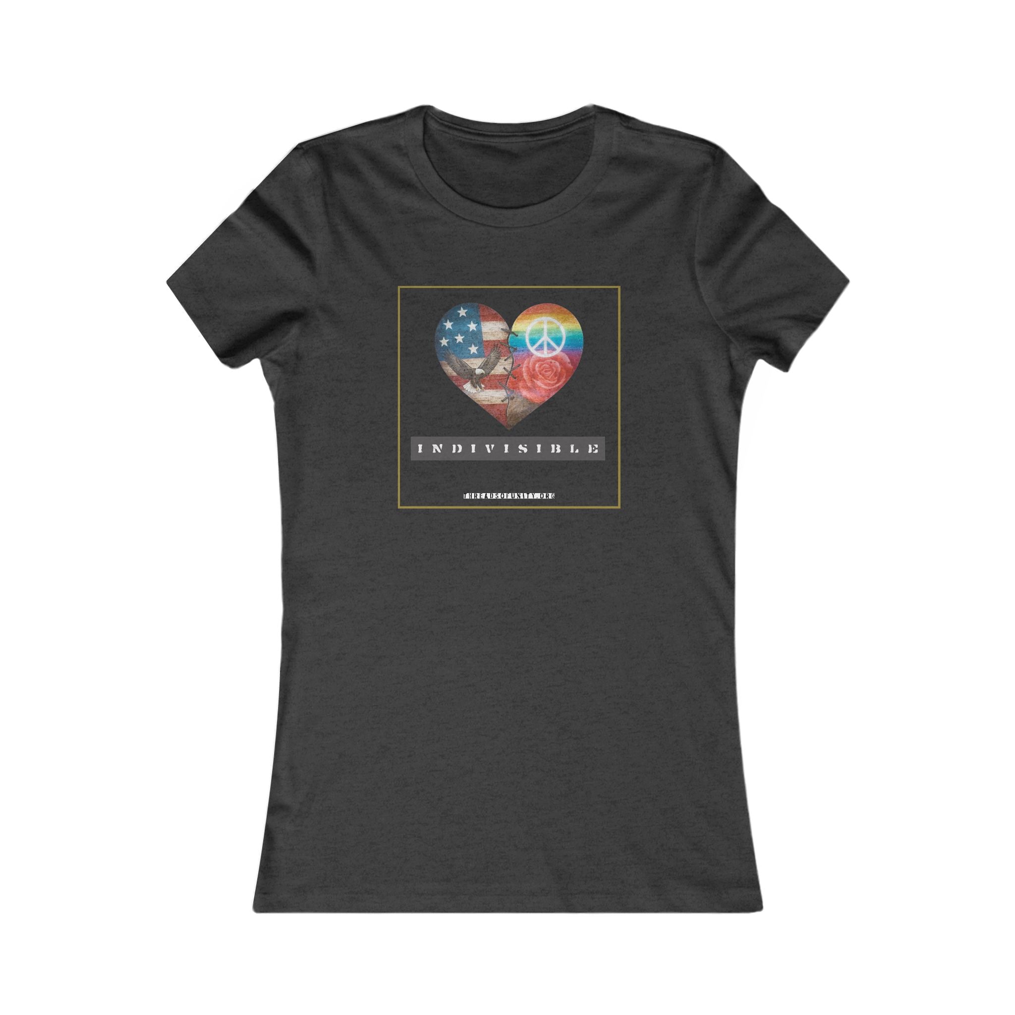 "Indivisible Heart" Threads of Unity™ Women's T-Shirt