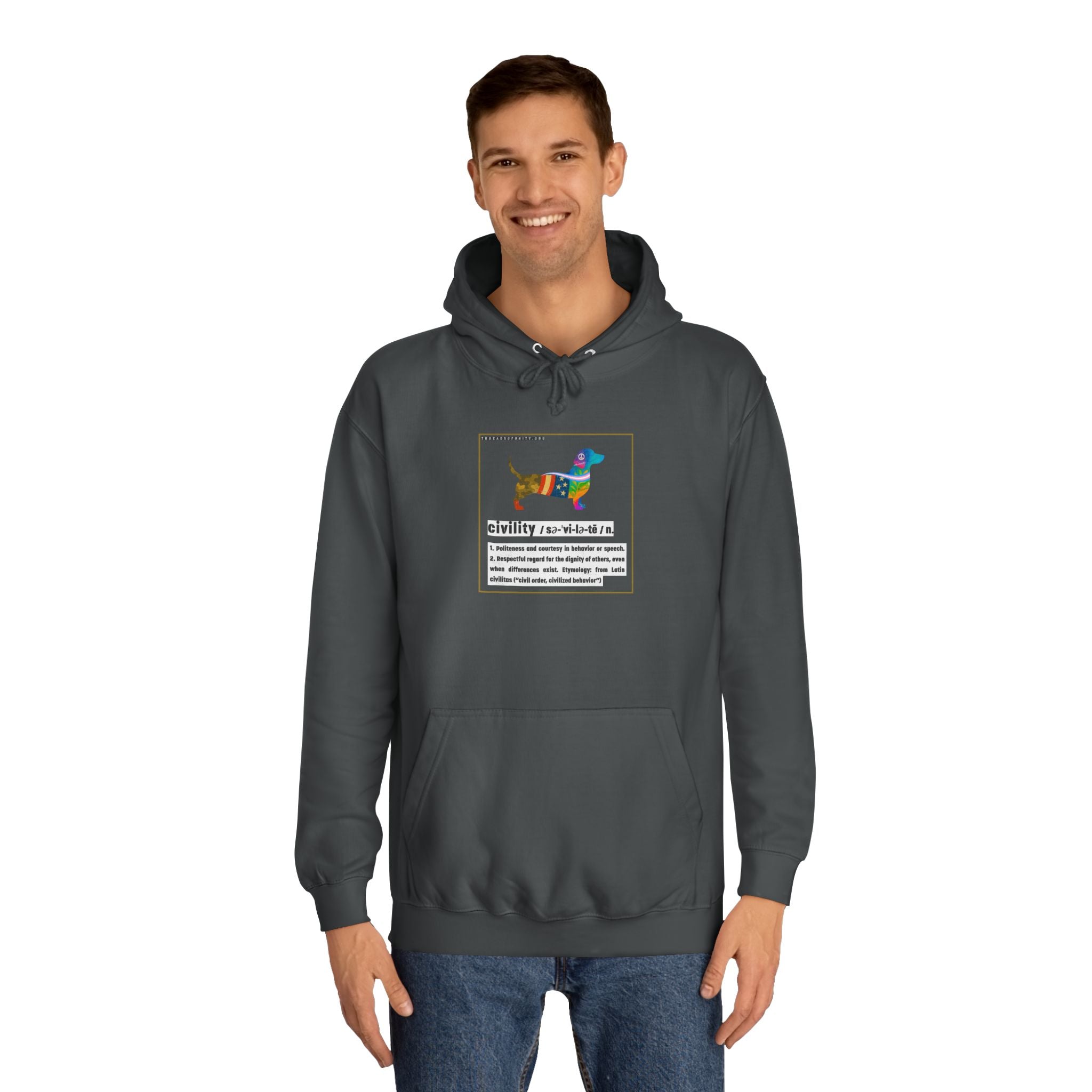 "Civility" Threads of Unity™ Unisex College Hoodie