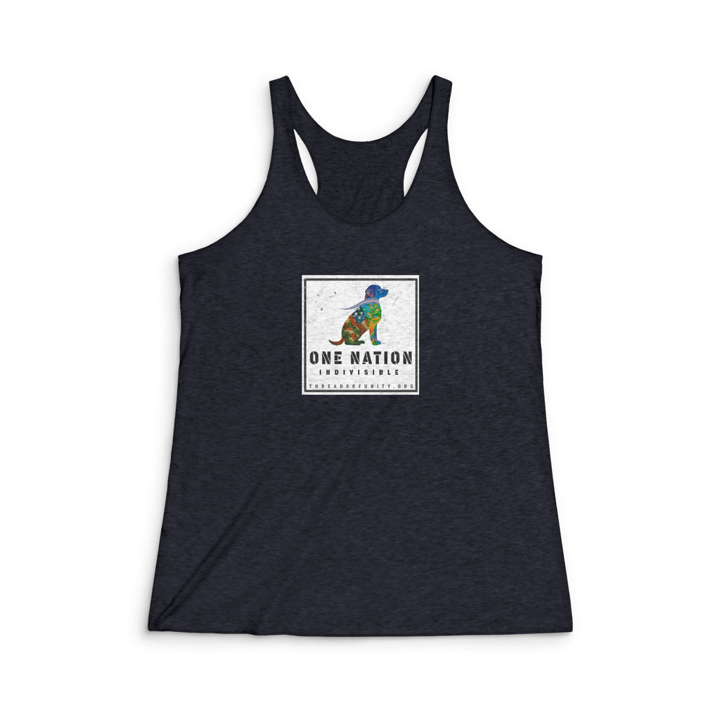 "One Nation, Indivisible Retriever" Threads of Unity™ Women's Tank Top