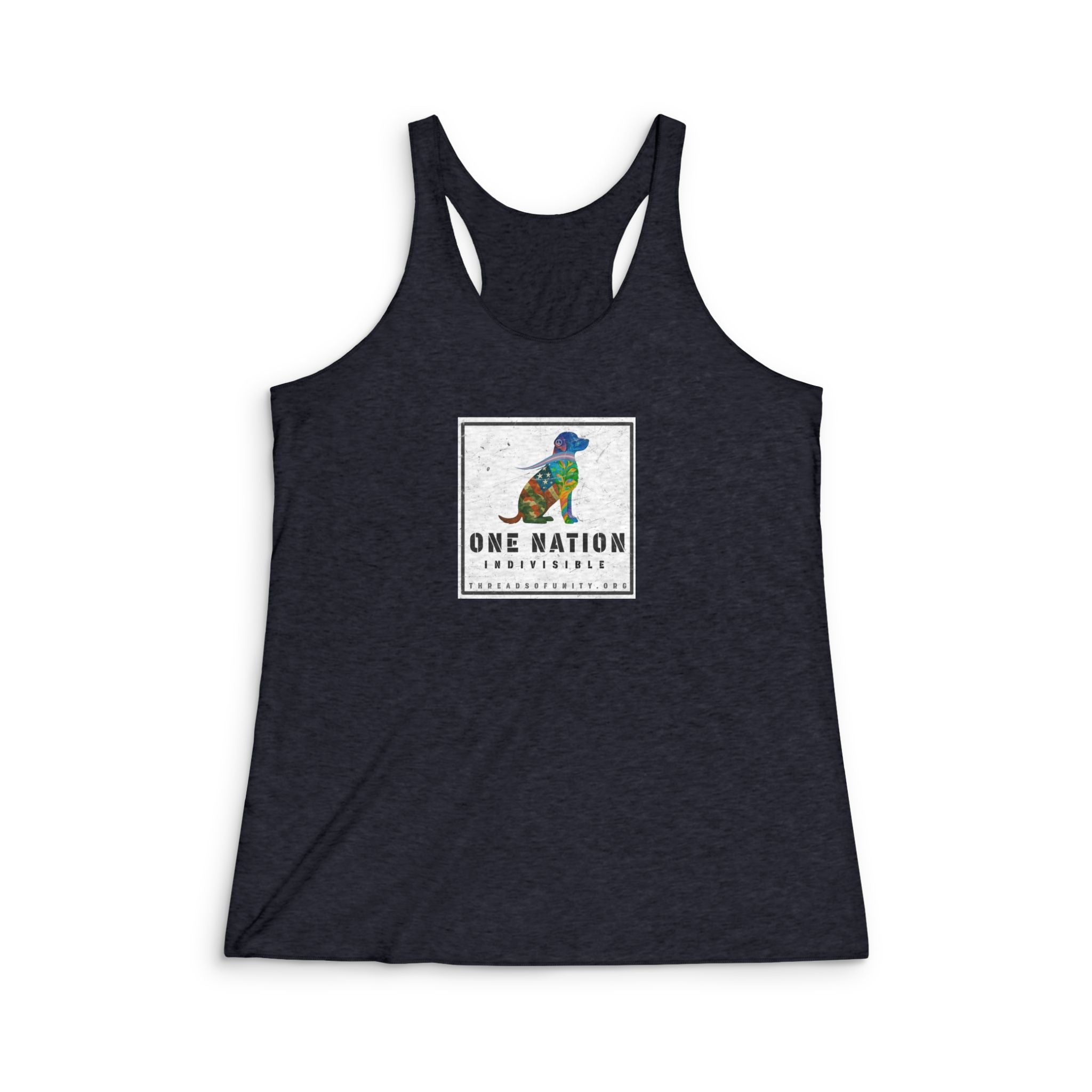 "One Nation, Indivisible Retriever" Threads of Unity™ Women's Tank Top