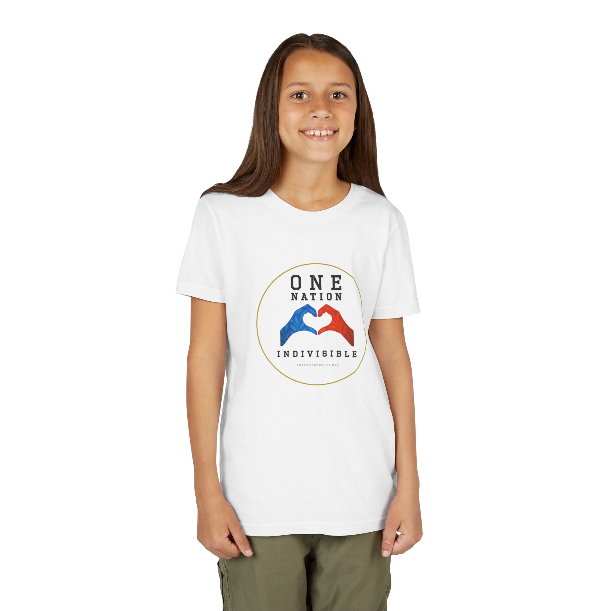 "One Nation" Threads of Unity Kids/Youth T-Shirt