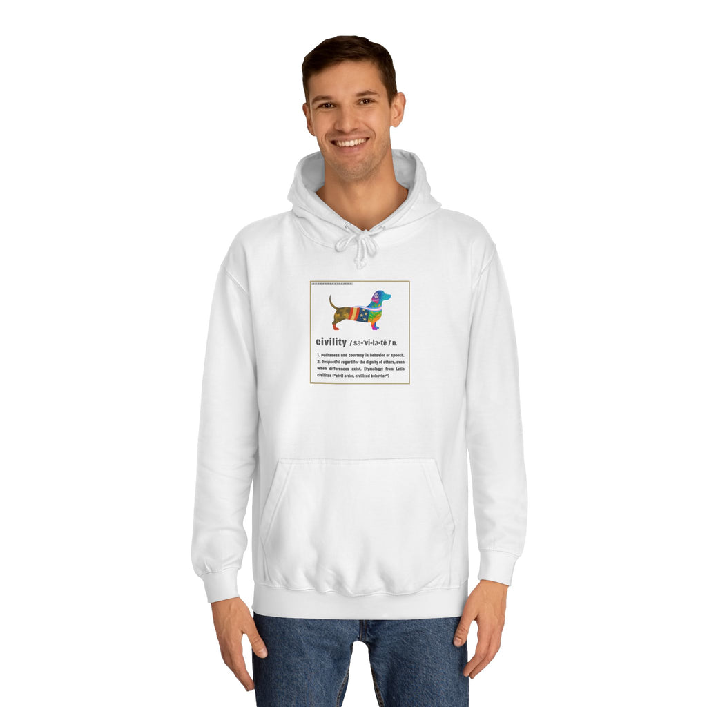 "Civility" Threads of Unity™ Unisex College Hoodie