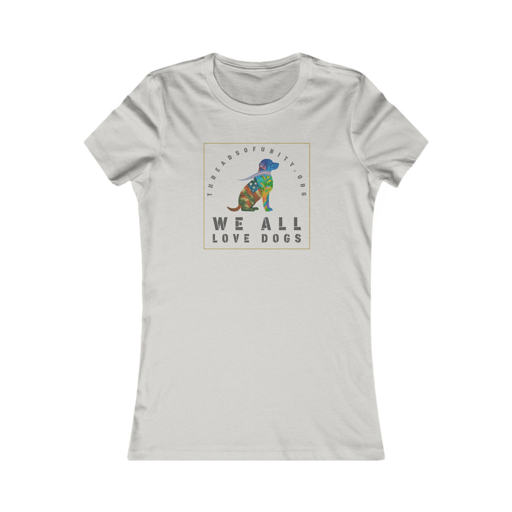 "We All Love Dogs, Retriever" Threads of Unity™ Women's T-Shirt