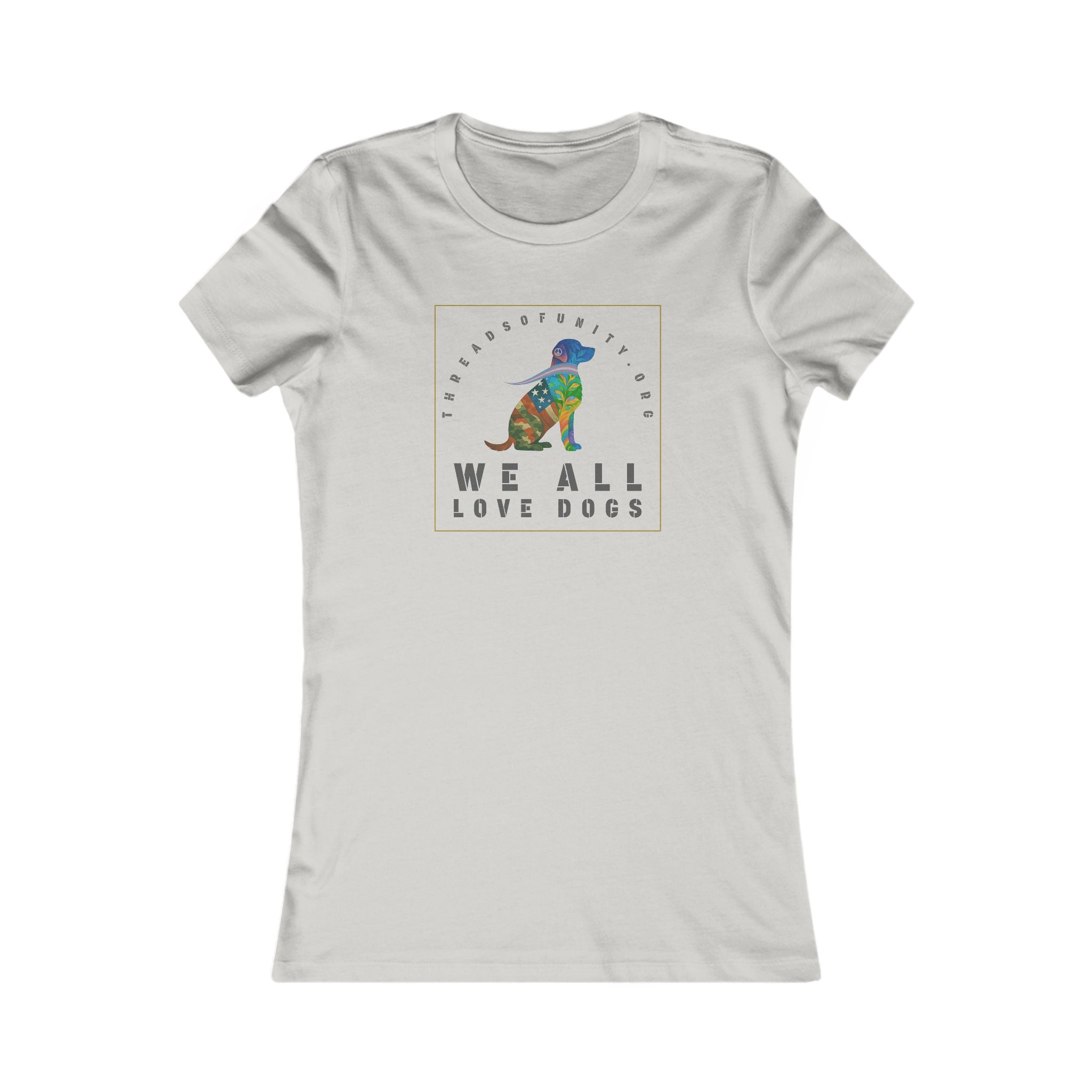 "We All Love Dogs, Retriever" Threads of Unity™ Women's T-Shirt