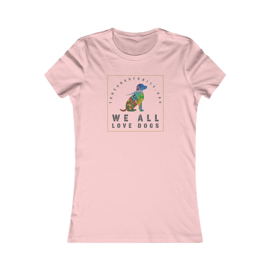 "We All Love Dogs, Retriever" Threads of Unity™ Women's T-Shirt