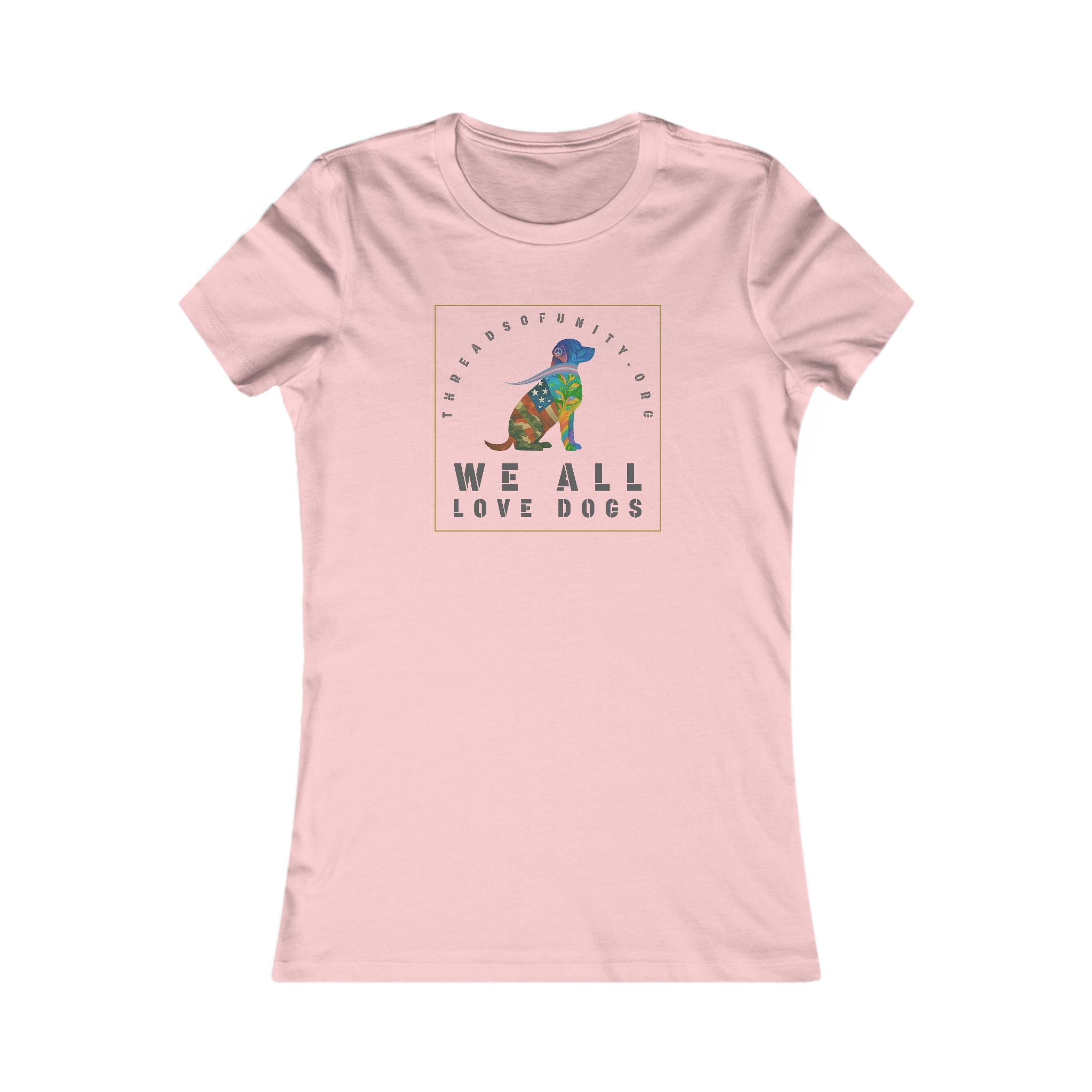 "We All Love Dogs, Retriever" Threads of Unity™ Women's T-Shirt