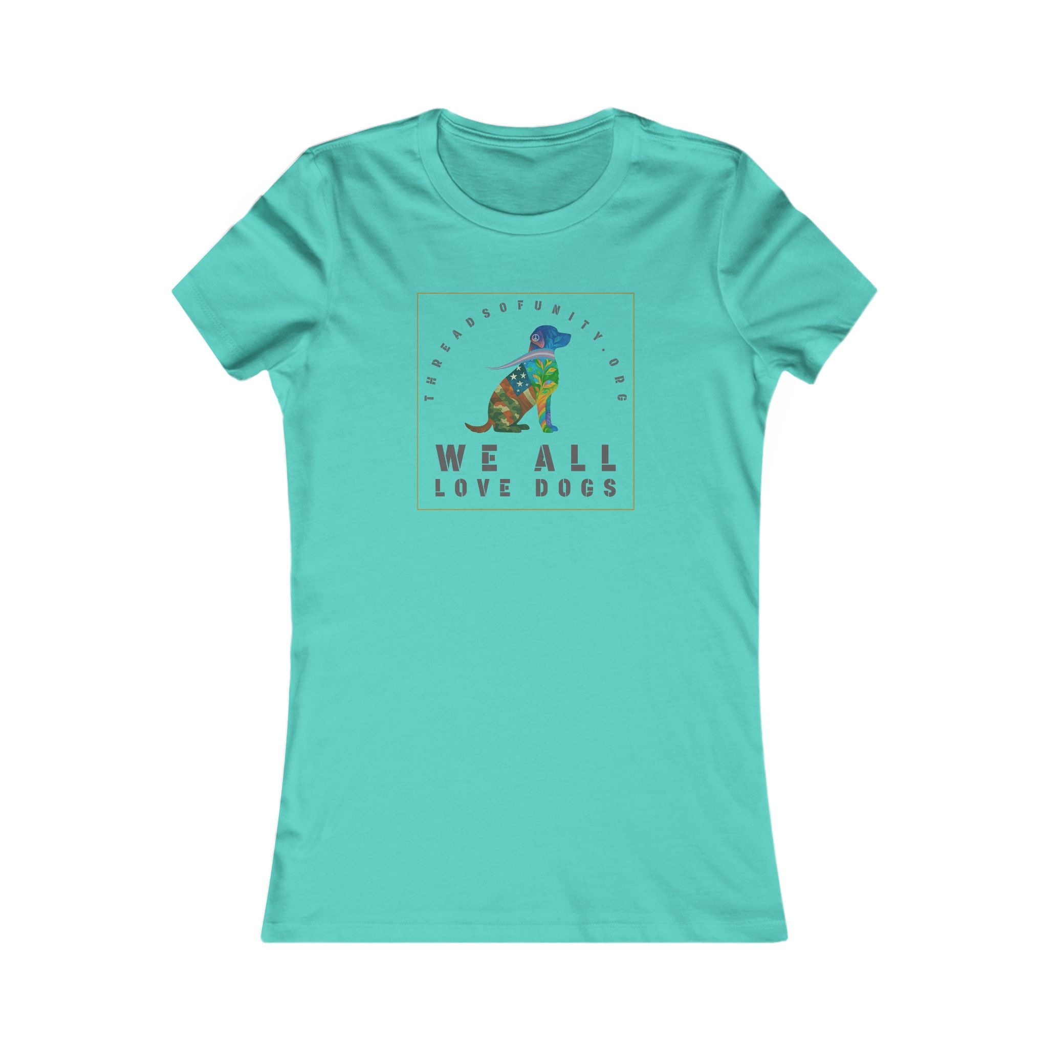 "We All Love Dogs, Retriever" Threads of Unity™ Women's T-Shirt