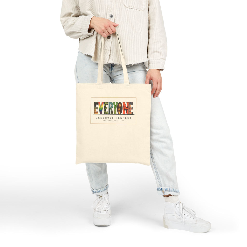 "Everyone Deserves Respect" Threads of Unity™ Tote Bag