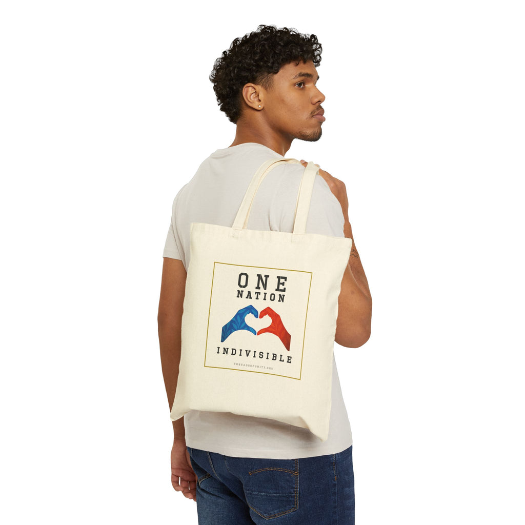 "One Nation, Indivisible Hands" Threads of Unity™ Tote Bag