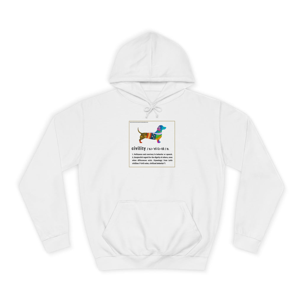 "Civility" Threads of Unity™ Unisex College Hoodie