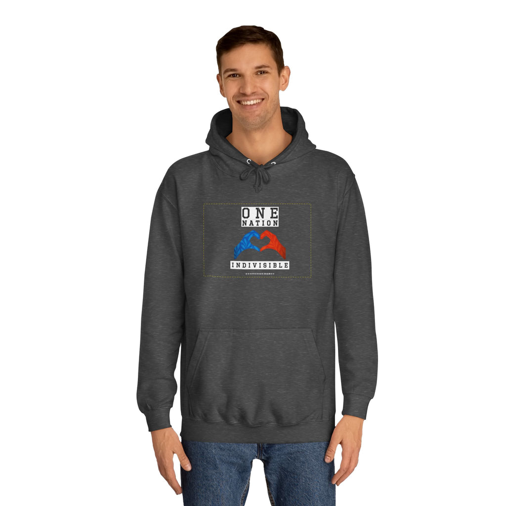 Unisex "One Nation, Indivisible" Threads of Unity™ Unisex College Hoodie