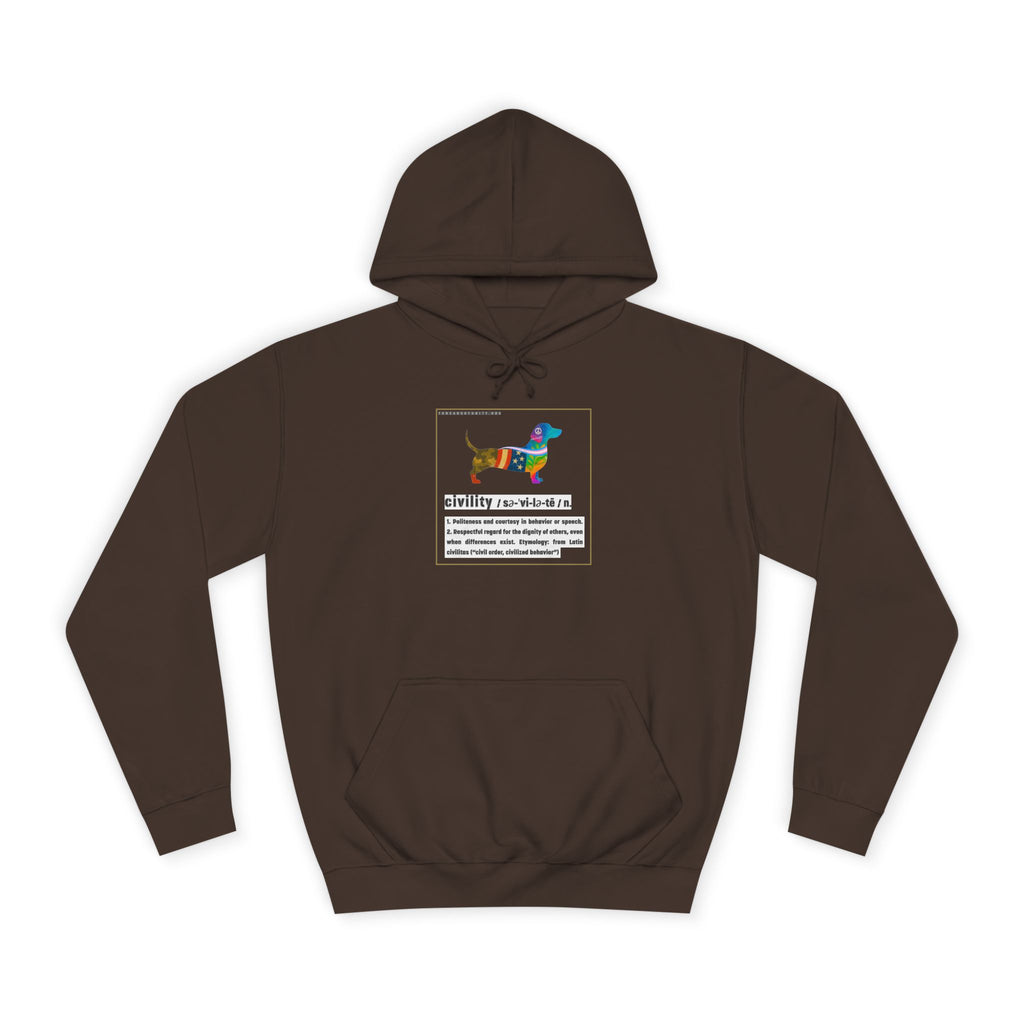 "Civility" Threads of Unity™ Unisex College Hoodie