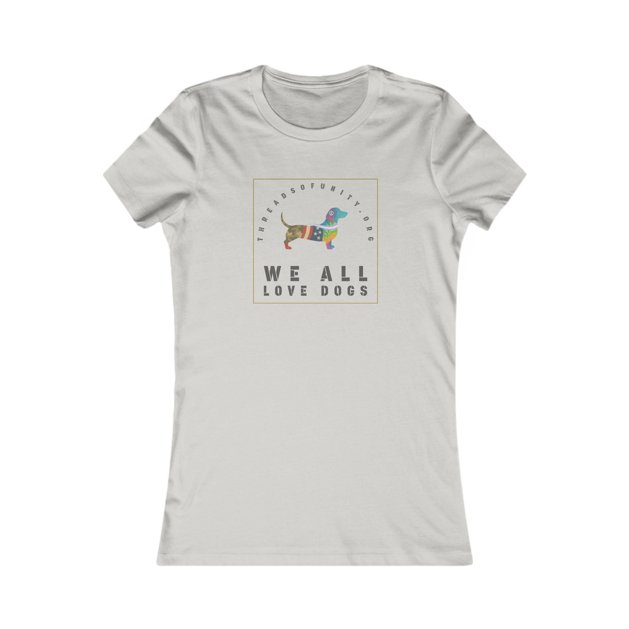 "We All Love Dogs, Hound" Threads of Unity™ Women's T-Shirt