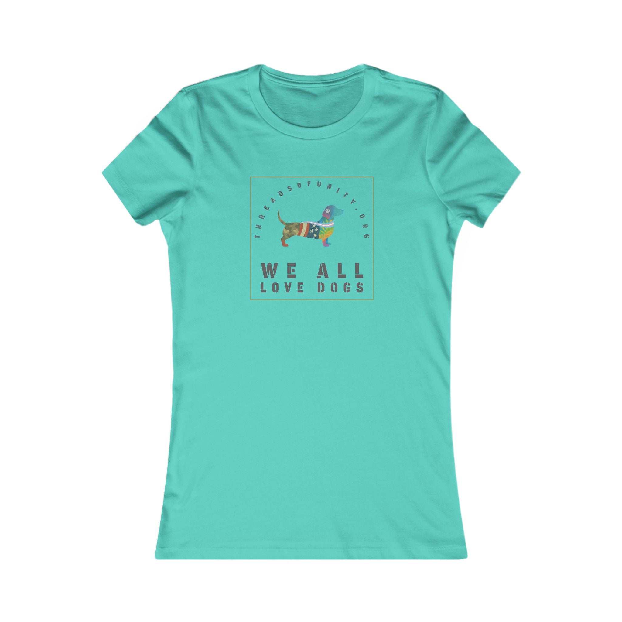 "We All Love Dogs, Hound" Threads of Unity™ Women's T-Shirt