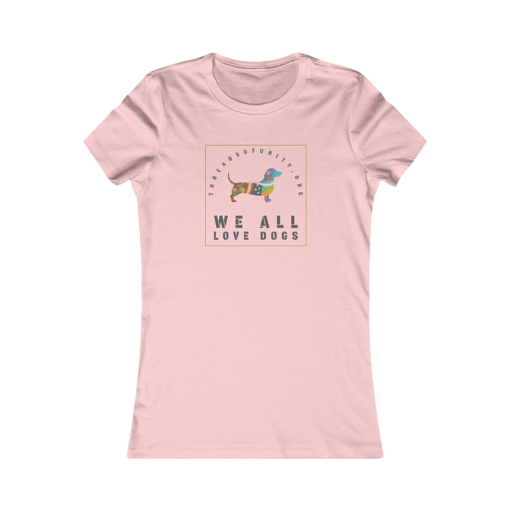 "We All Love Dogs, Hound" Threads of Unity™ Women's T-Shirt