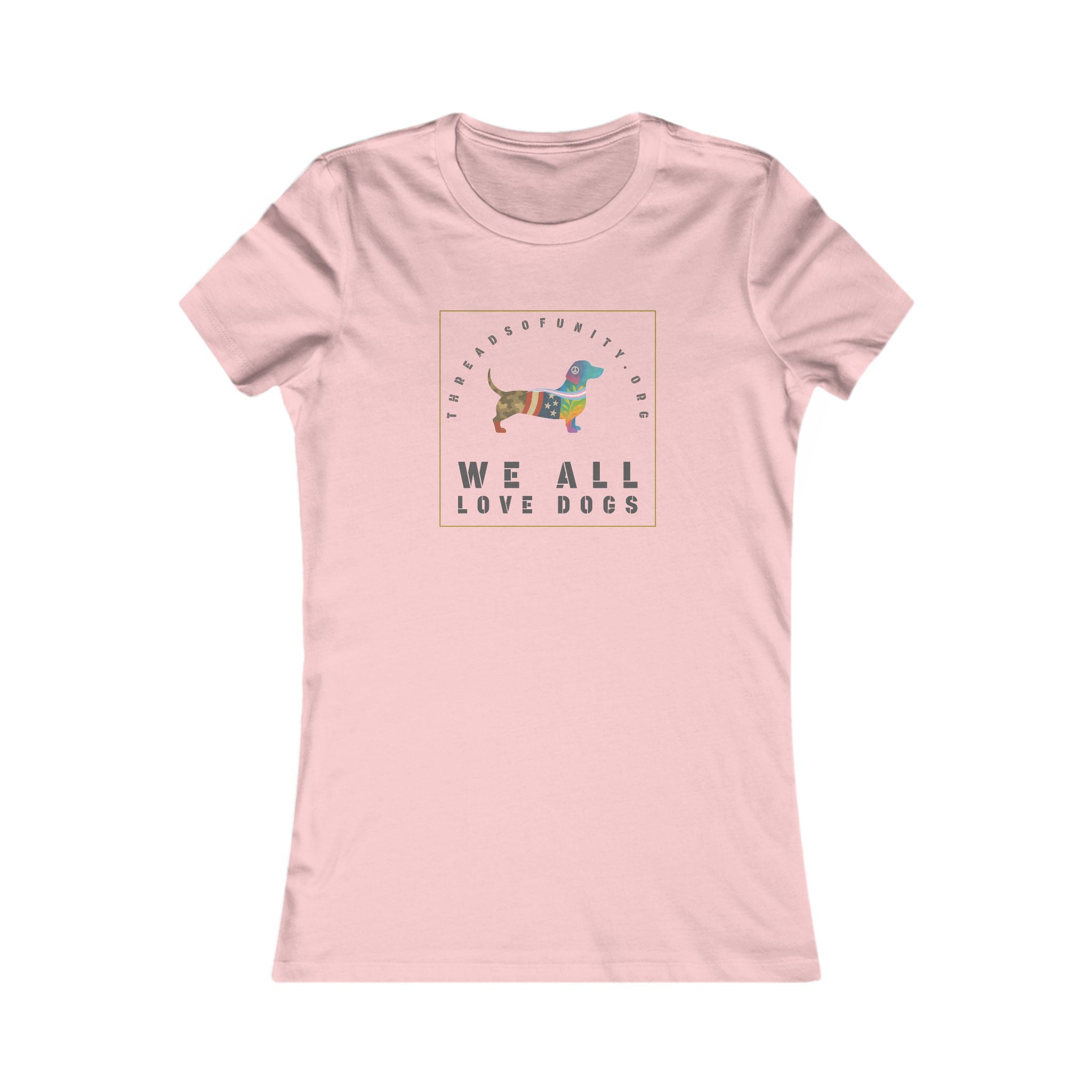 "We All Love Dogs, Hound" Threads of Unity™ Women's T-Shirt