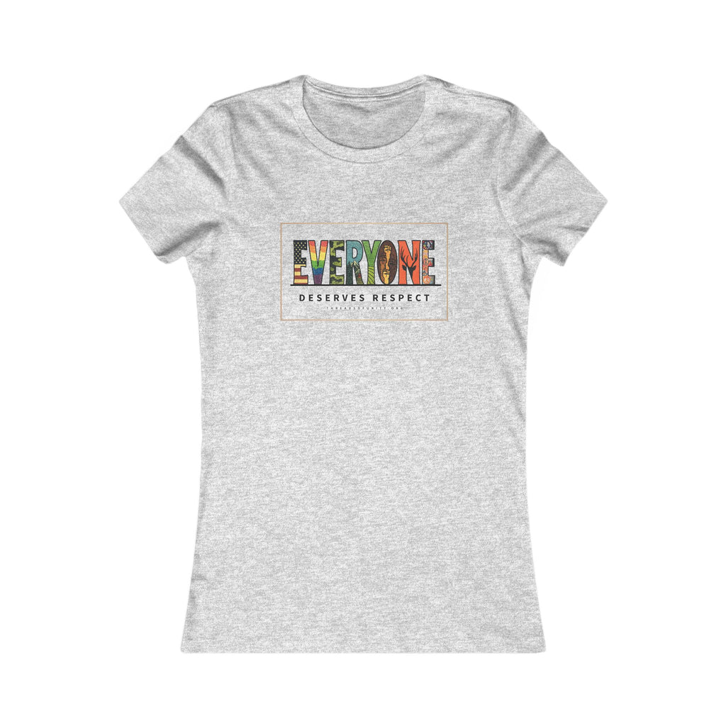 "Everyone Deserves Respect" Threads of Unity™ Women's T-Shirt