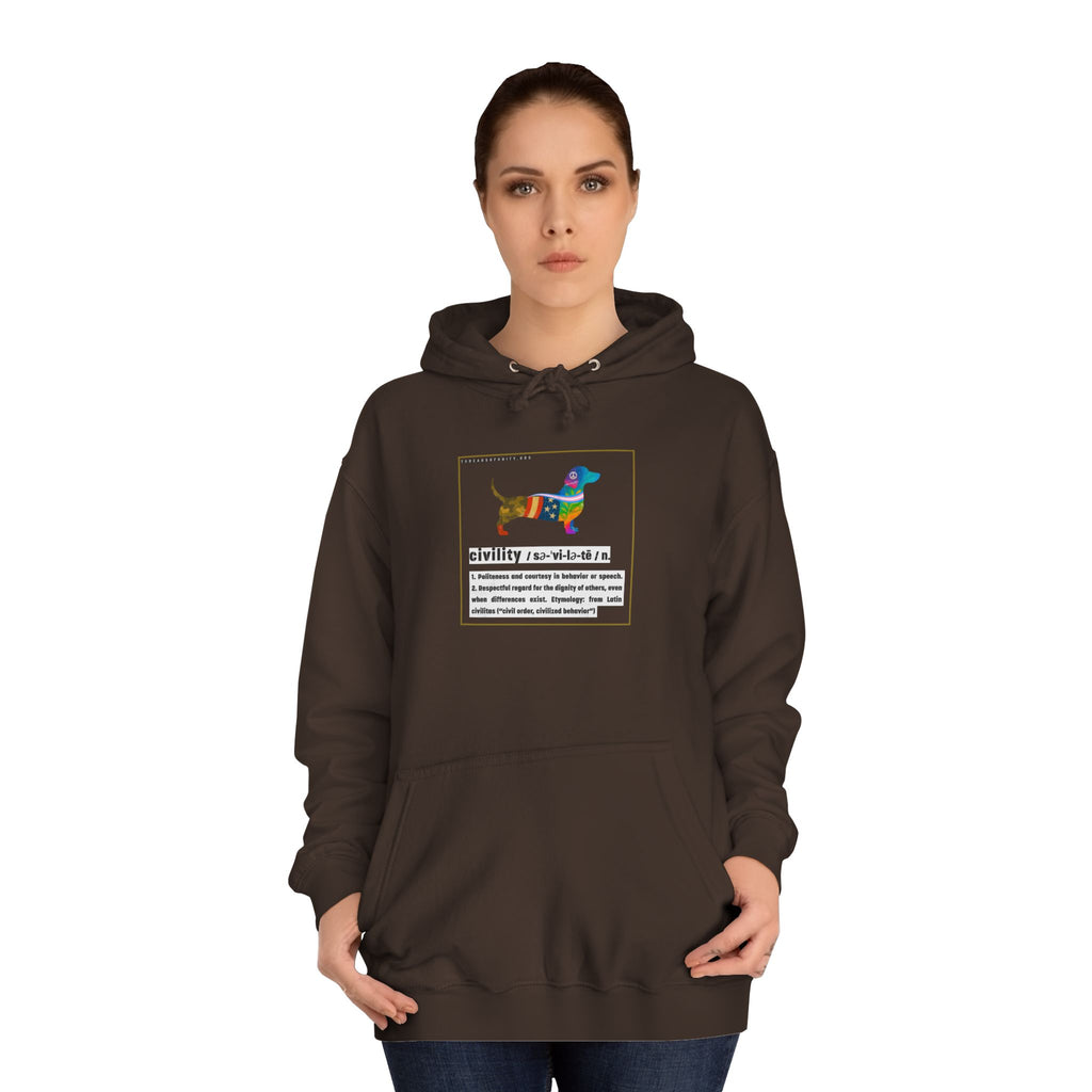 "Civility" Threads of Unity™ Unisex College Hoodie