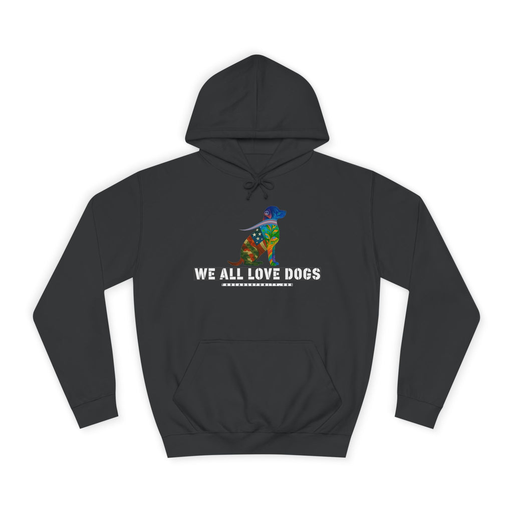 "We All Love Dogs, Retriever" Threads of Unity™ Unisex College Hoodie