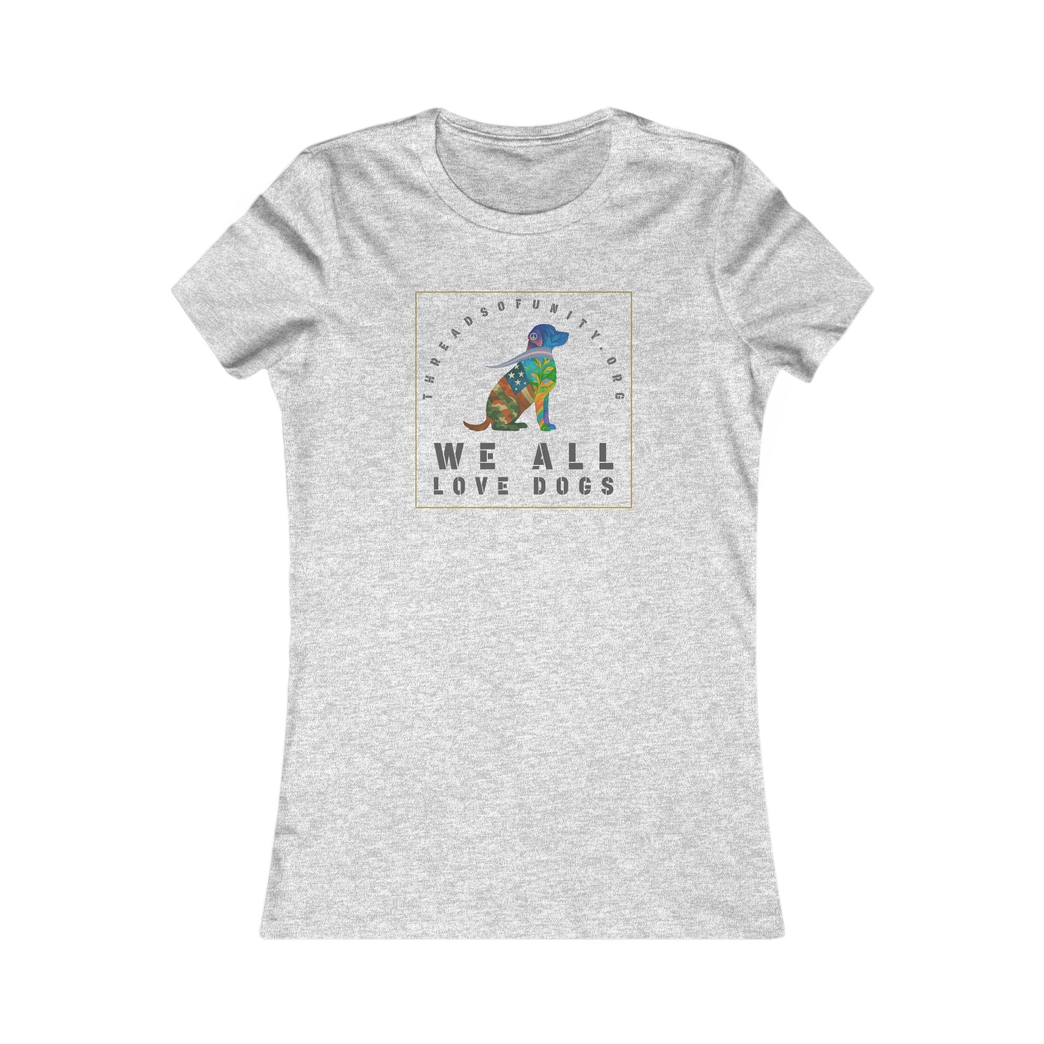 "We All Love Dogs, Retriever" Threads of Unity™ Women's T-Shirt