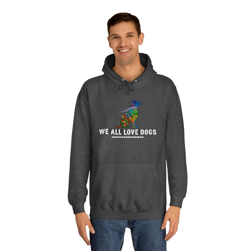 "We All Love Dogs, Retriever" Threads of Unity™ Unisex College Hoodie