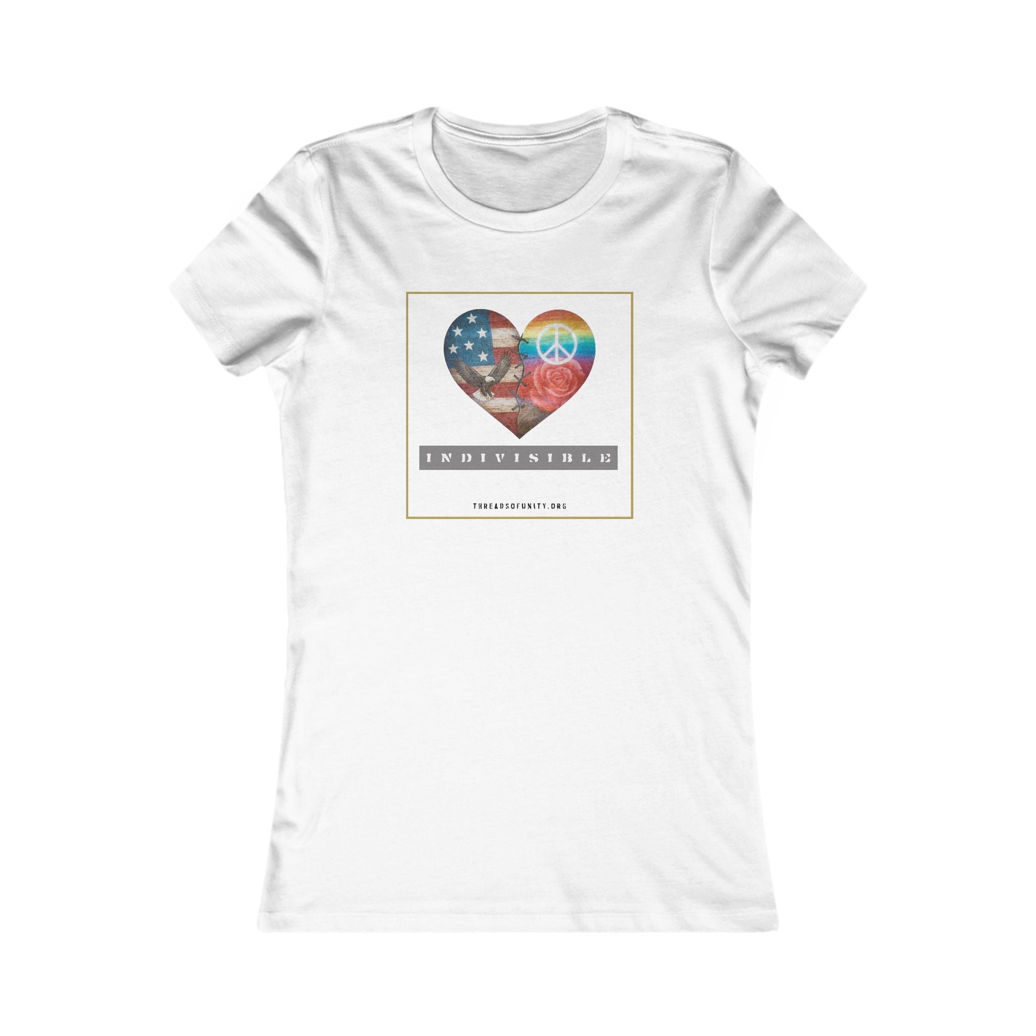 "Indivisible Heart" Threads of Unity™ Women's T-Shirt