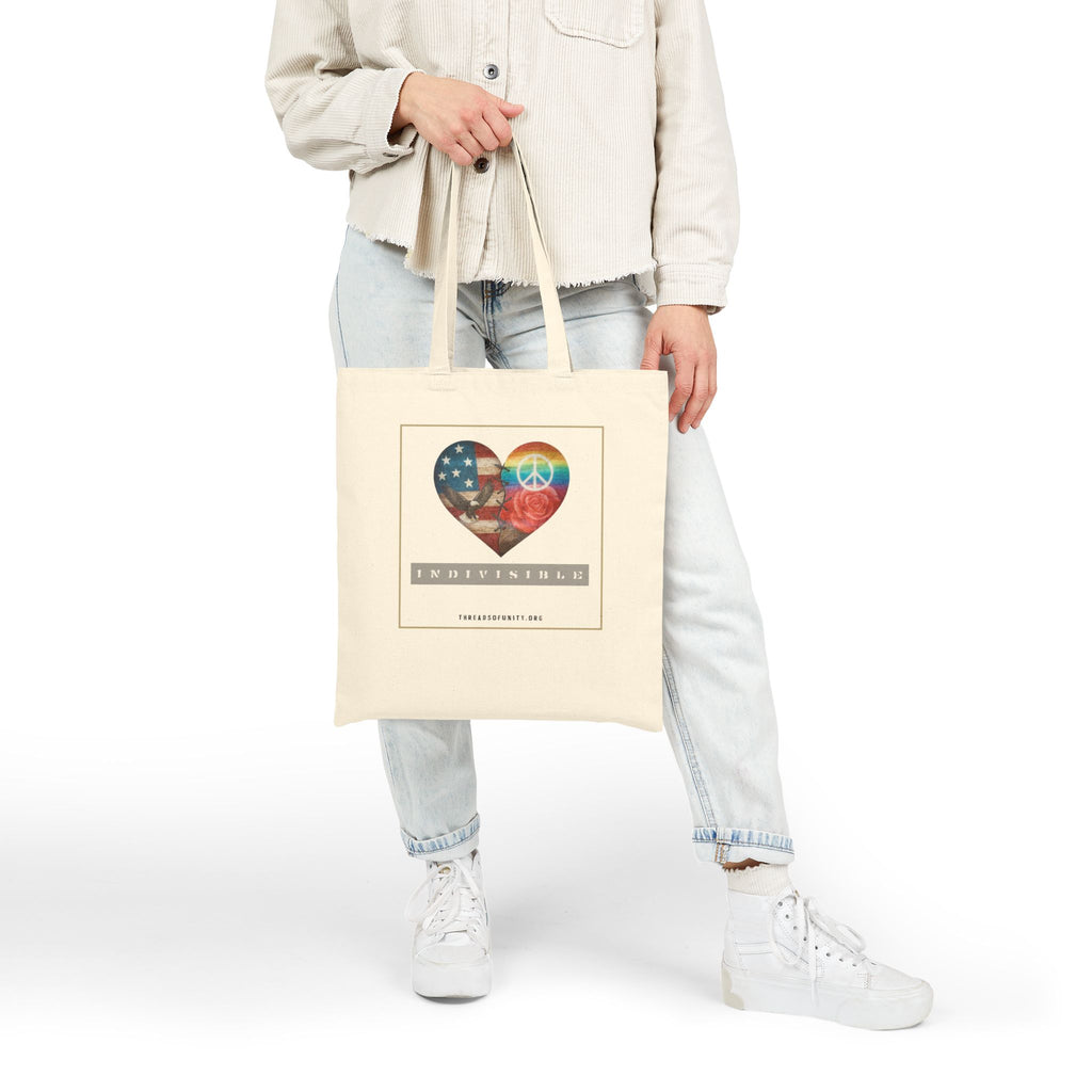 "Indivisible Heart" Threads of Unity™ Tote Bag