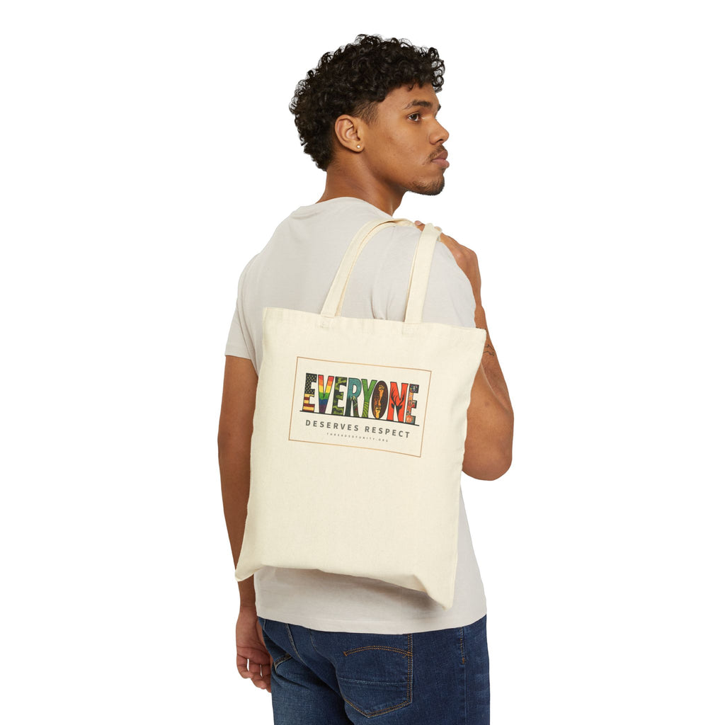 "Everyone Deserves Respect" Threads of Unity™ Tote Bag