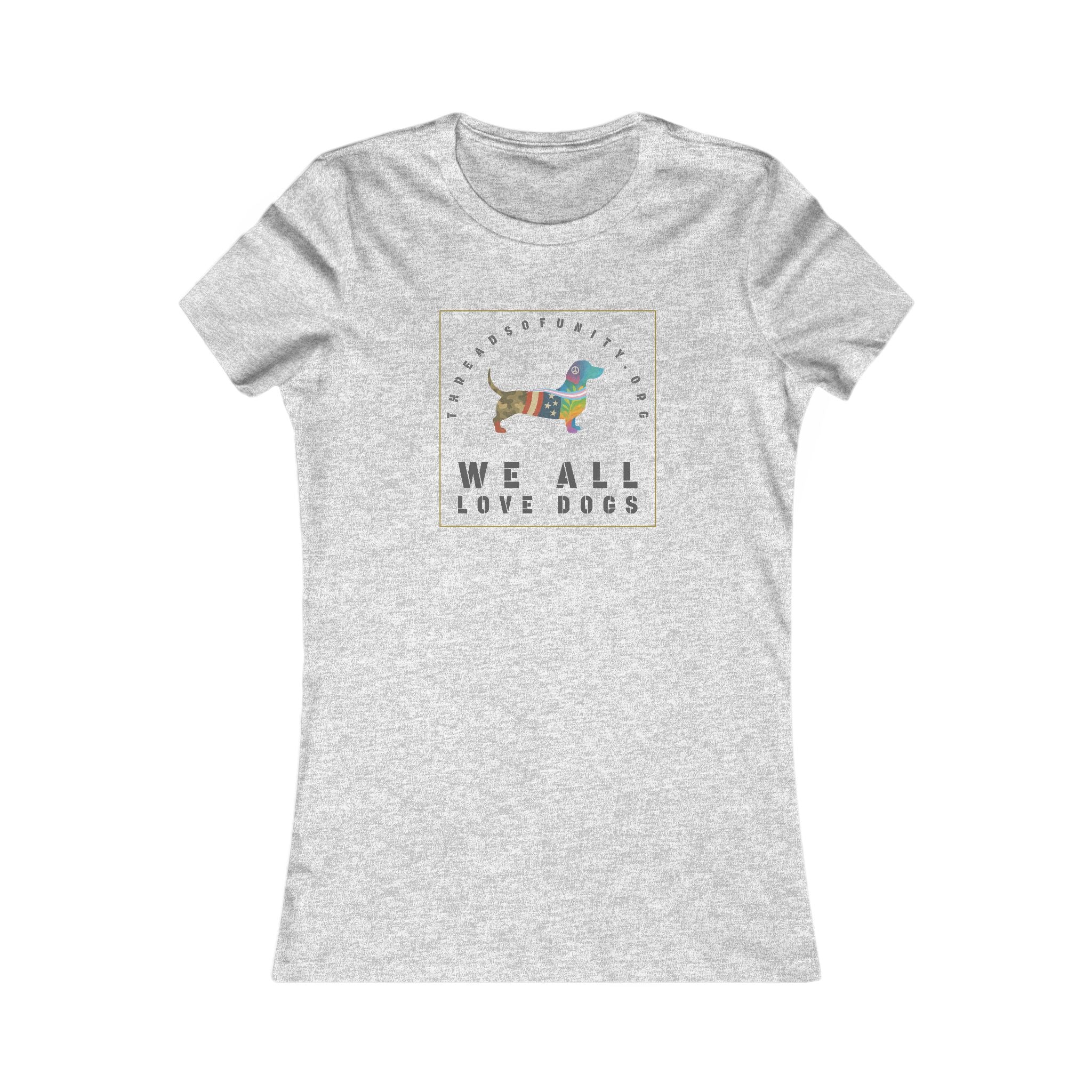 "We All Love Dogs, Hound" Threads of Unity™ Women's T-Shirt