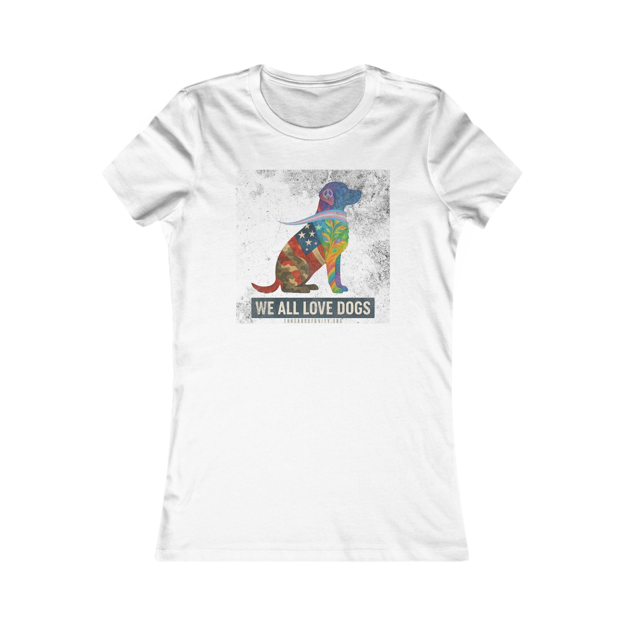 "We All Love Dogs"We All Love Dogs" Threads of Unity™ Women's T-Shirt