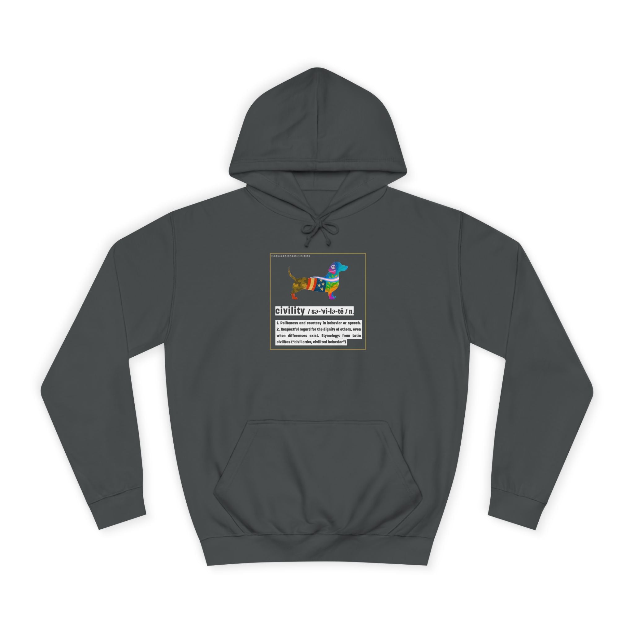"Civility" Threads of Unity™ Unisex College Hoodie