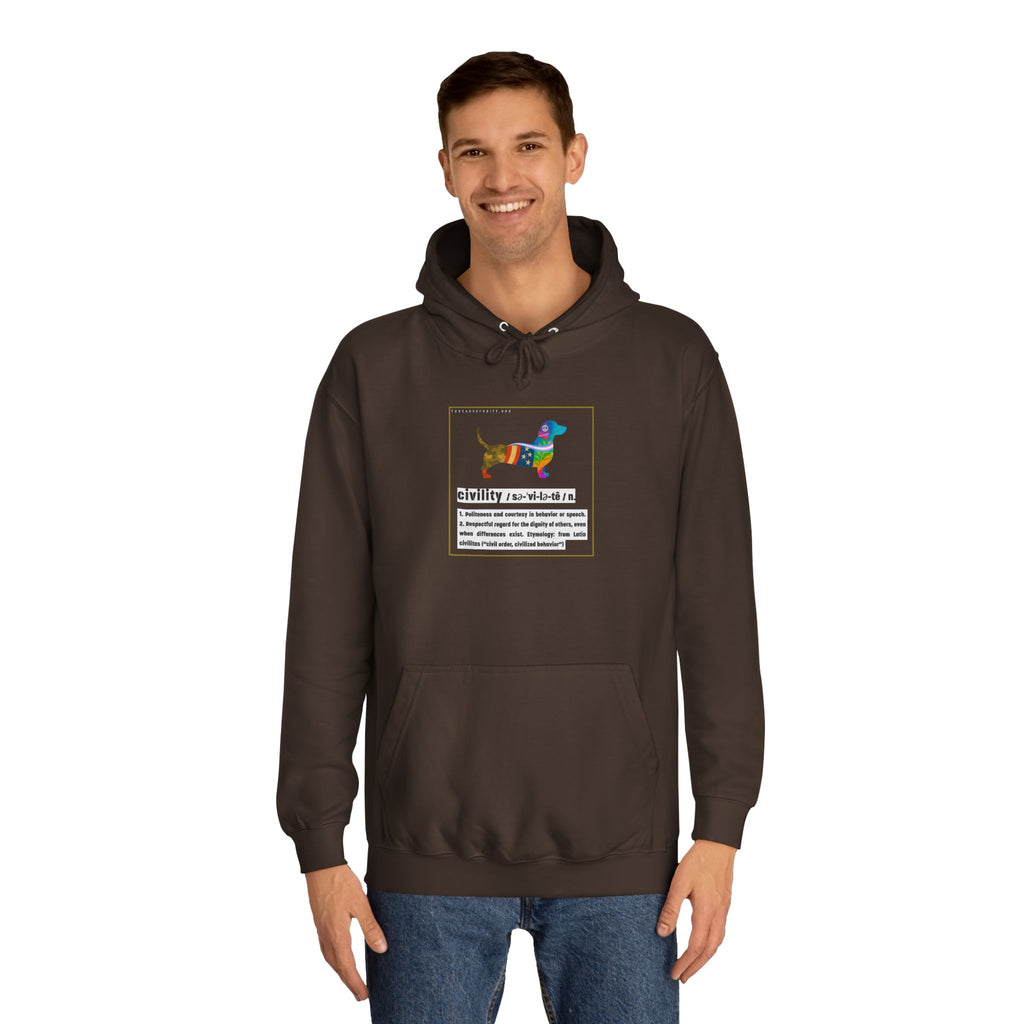"Civility" Threads of Unity™ Unisex College Hoodie