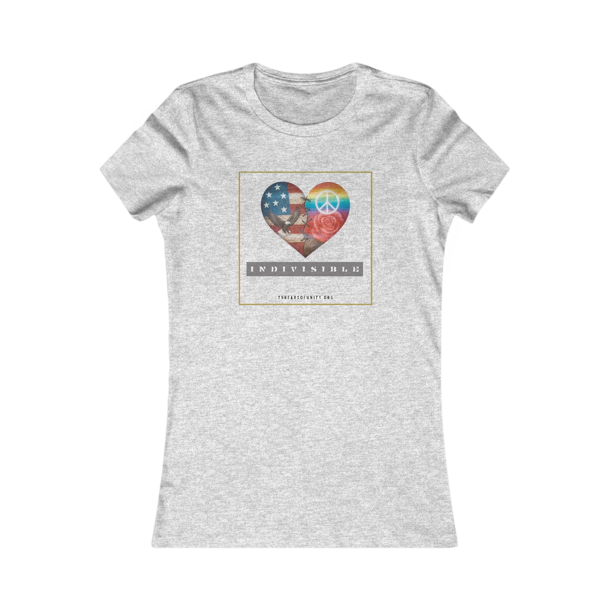 "Indivisible Heart" Threads of Unity™ Women's T-Shirt