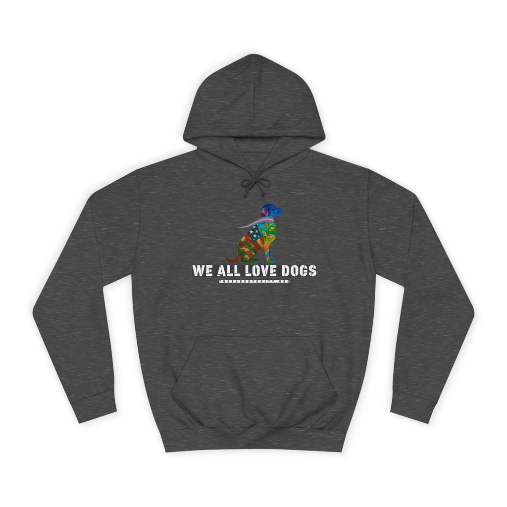 "We All Love Dogs, Retriever" Threads of Unity™ Unisex College Hoodie