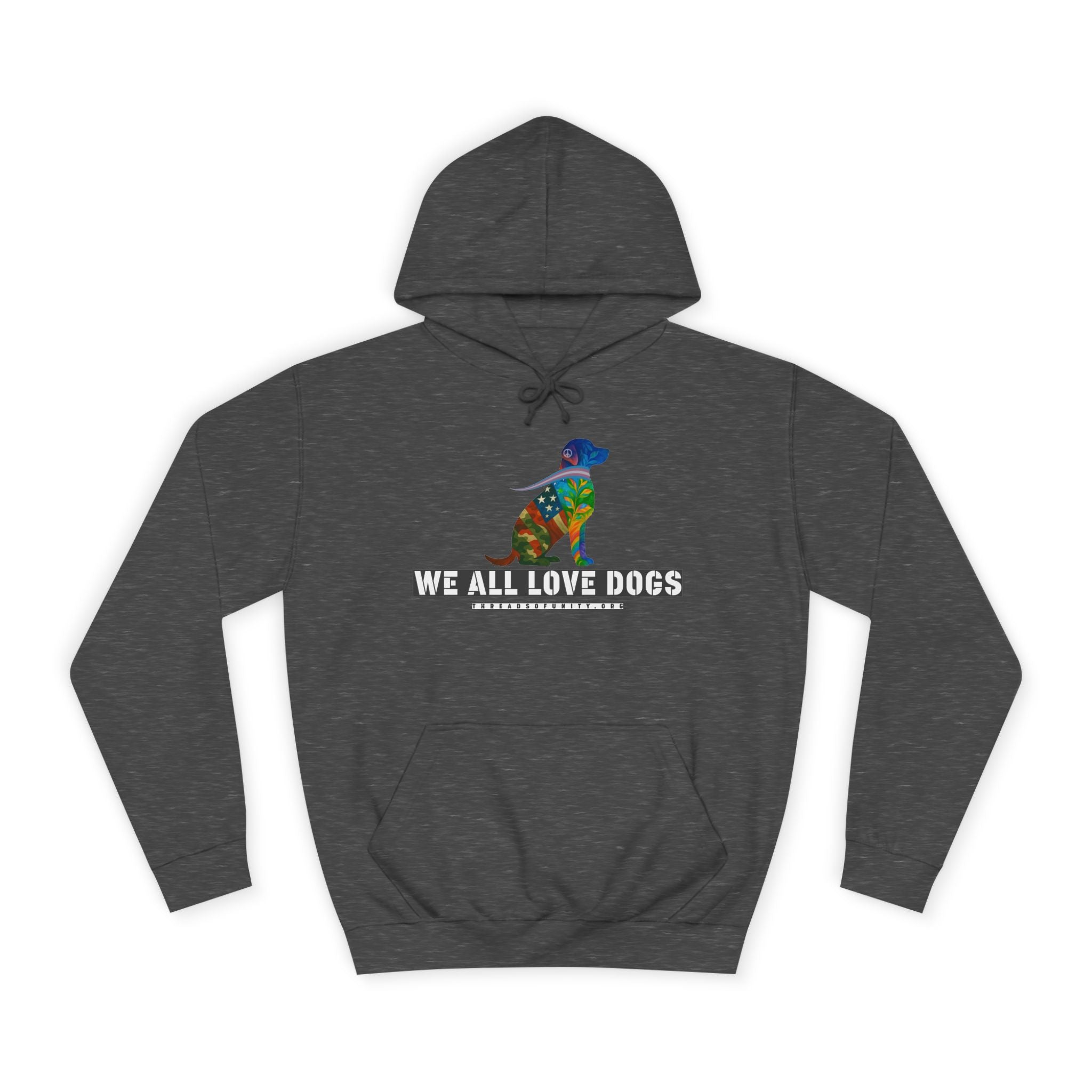 "We All Love Dogs, Retriever" Threads of Unity™ Unisex College Hoodie